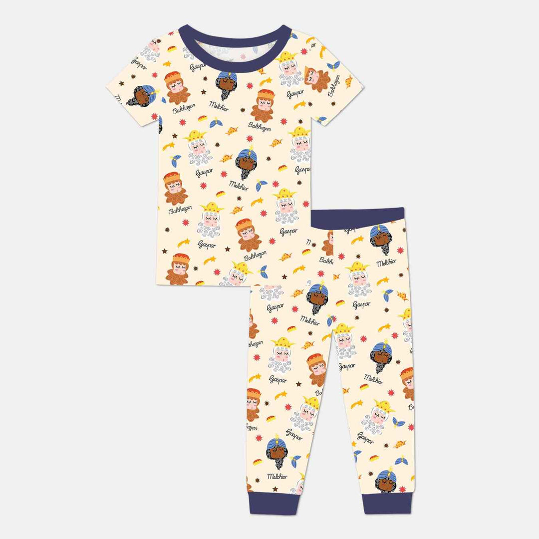 Tres Reyes Magos Two Piece Short Sleeve Pajama Set