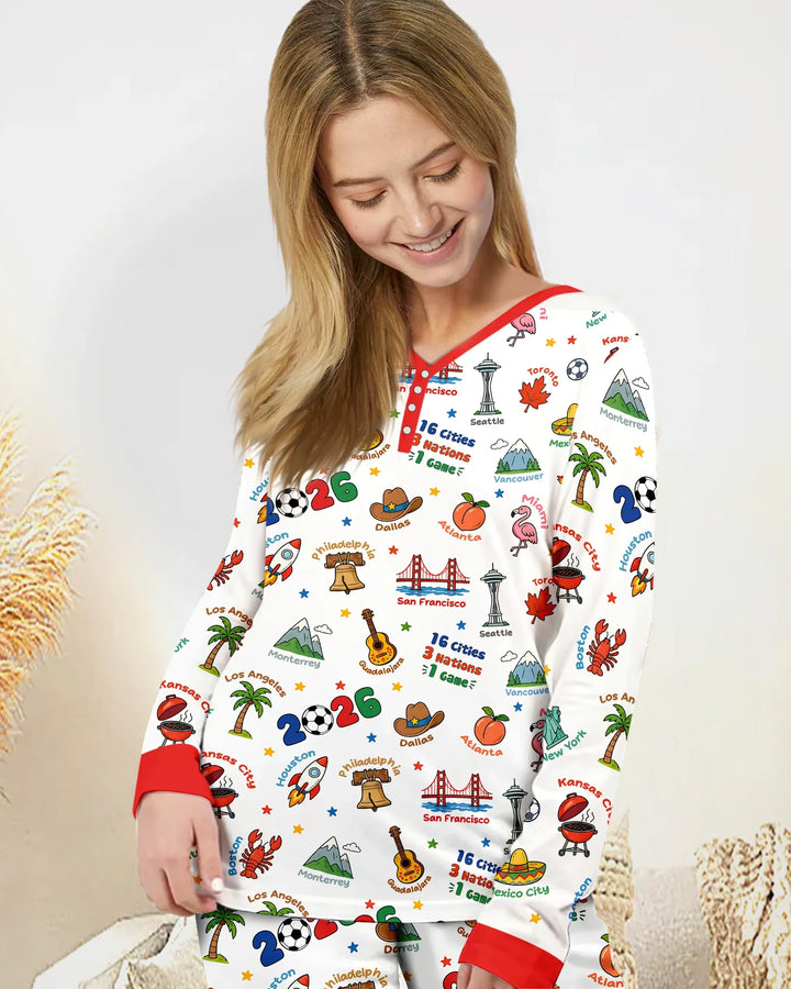 Vorlage Bambus Damen Pyjama Set