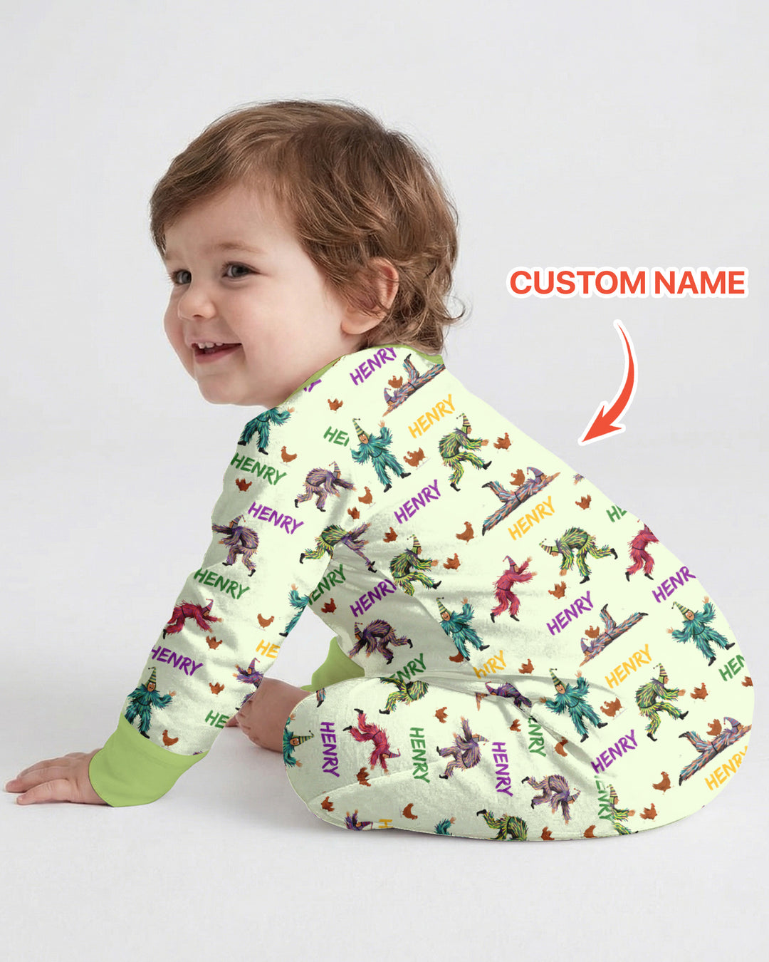 Gerippte Babykleidung mit individuellem Foto - Weich &amp; Skizzenhaft