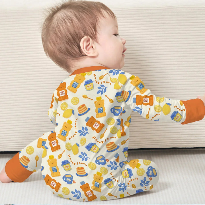 Gerippte Babykleidung mit individuellem Foto - Weich &amp; Skizzenhaft