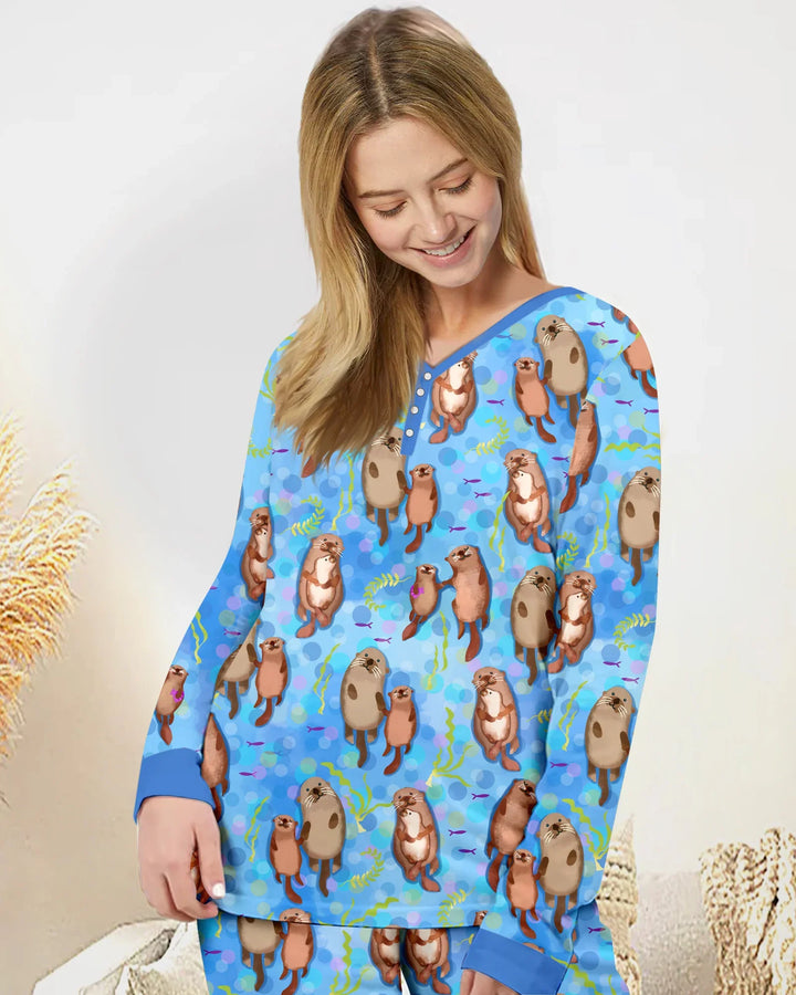 Conjunto de Pijama de Bambú Otterly Together para Mujer