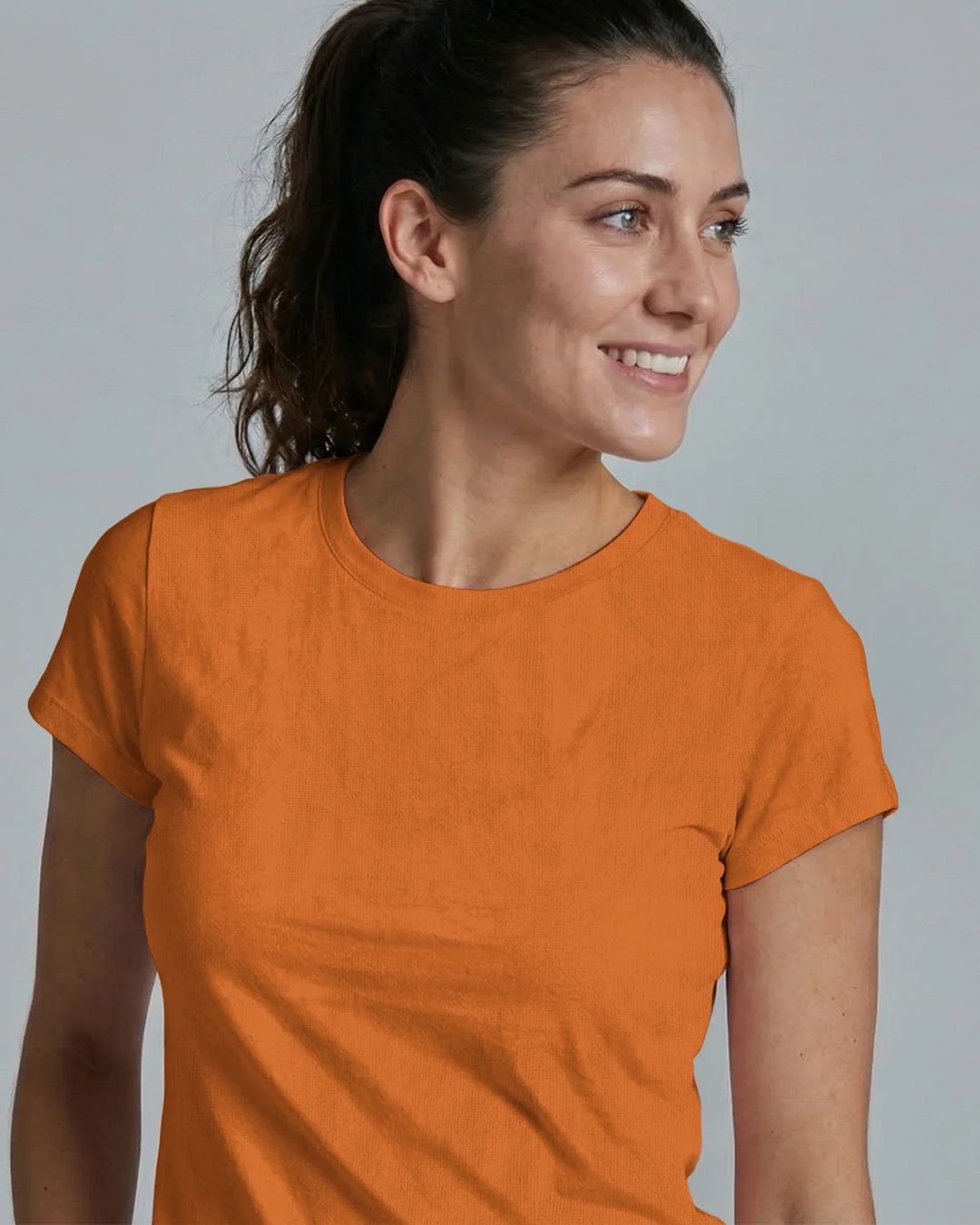 Solid Color Bamboo Women T-Shirt
