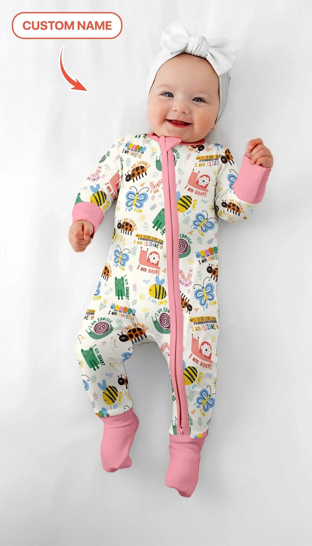 Spring Garden Custom Name Convertible Zippy