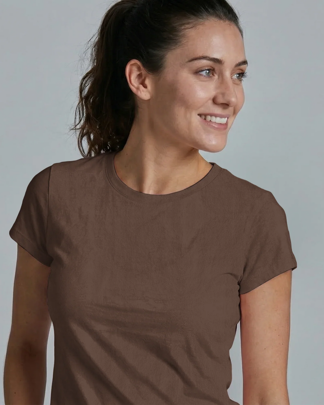 Solid Color Bamboo Women T-Shirt