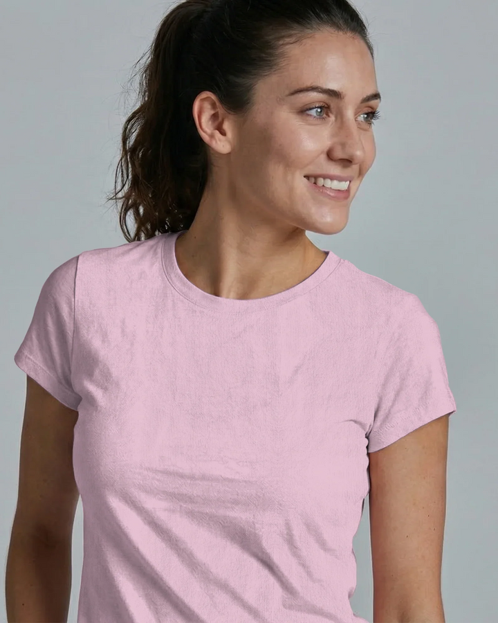 Solid Color Bamboo Women T-Shirt