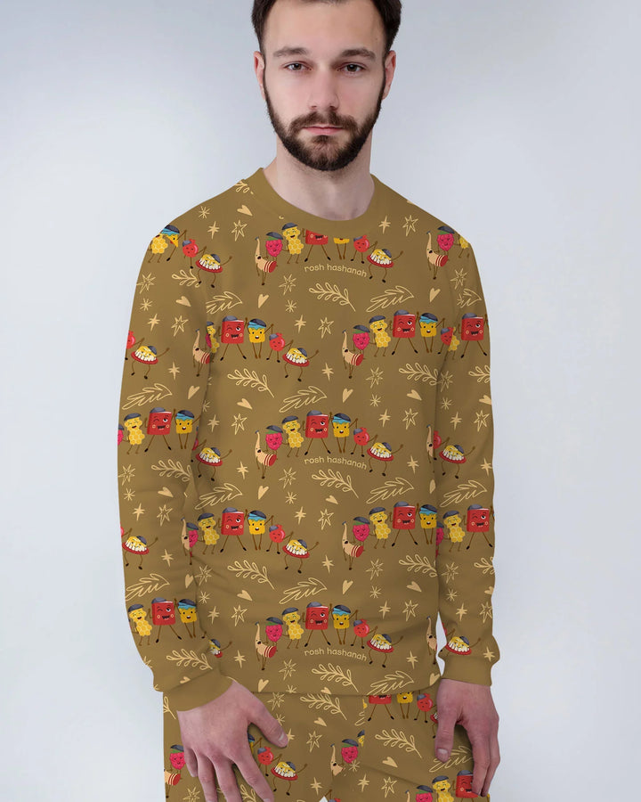 plantilla Conjunto de Pijama de Bambú para Hombre