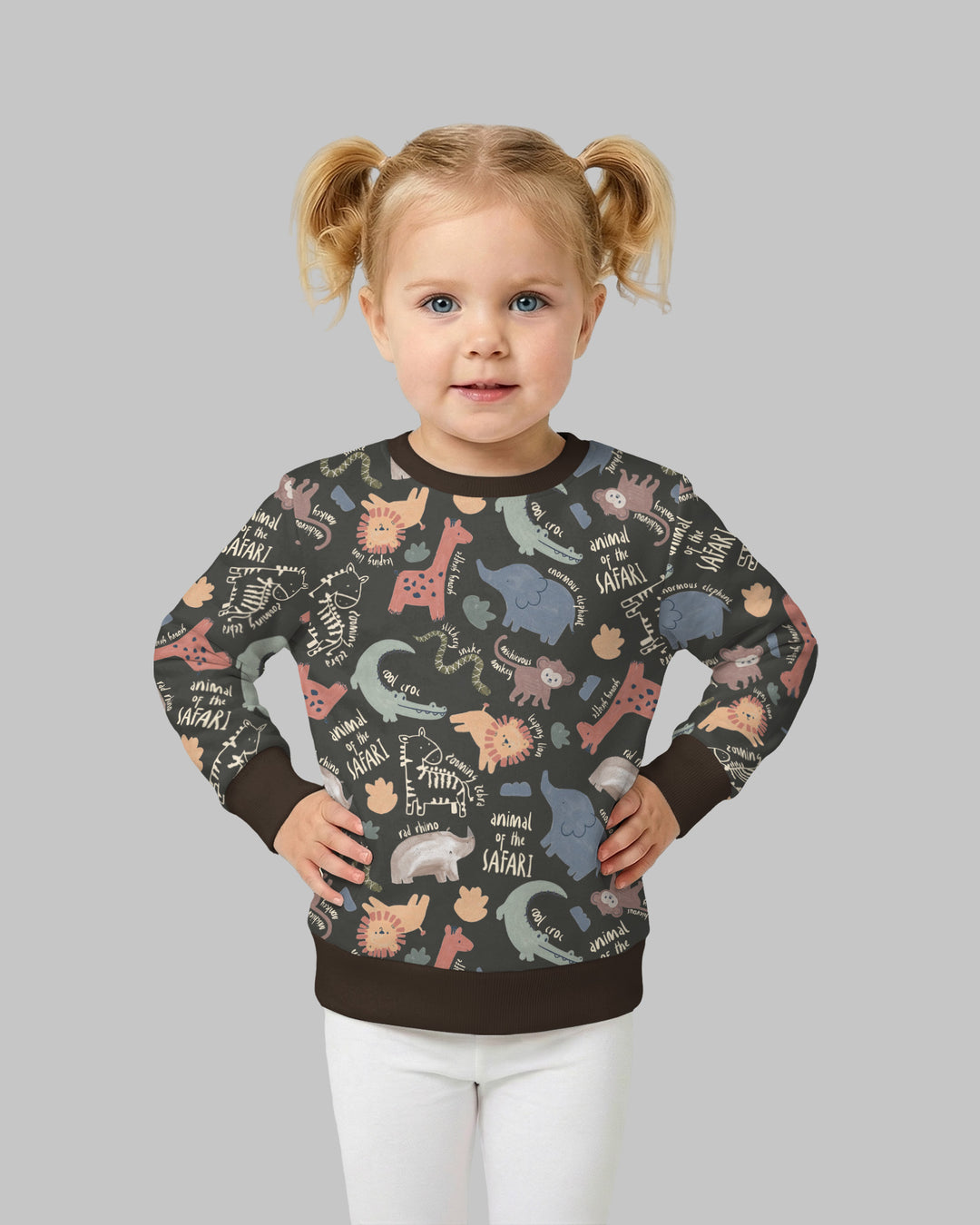 Funny African Animals Crewneck Sweatshirt