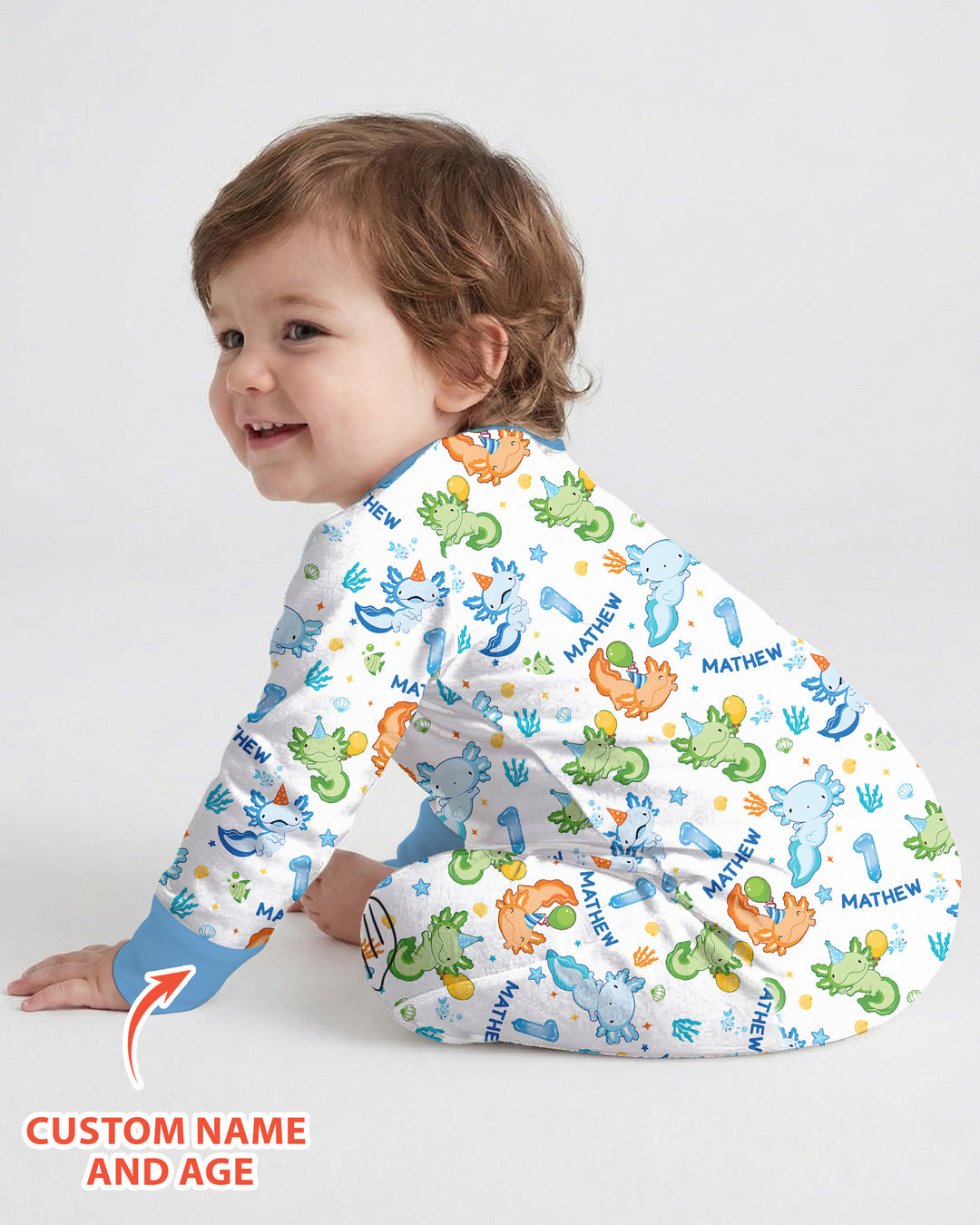 Gerippte Babykleidung mit individuellem Foto - Weich &amp; Skizzenhaft