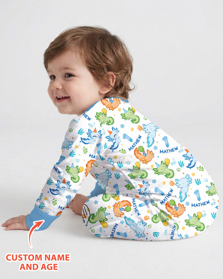 Gerippte Babykleidung mit individuellem Foto - Weich &amp; Skizzenhaft