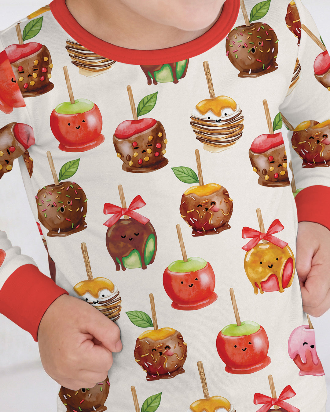 Conjunto de pijama de dos piezas de bambú con mangas largas, plantilla PERSONALIZADA