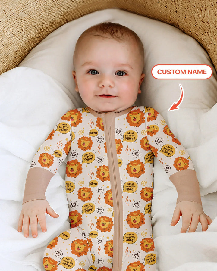 I Am A Son Of The King Custom Name Convertible Zippy