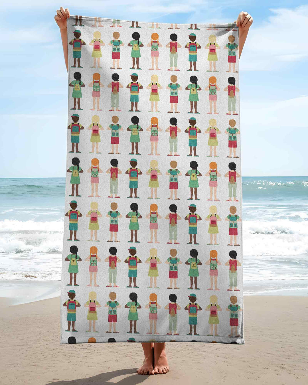 Little Friends Everywhere Bamboo Beach Towel