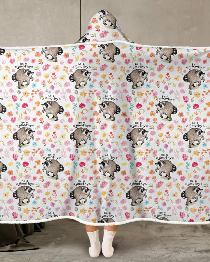 Be A Jimothy Family Matching Bamboo Wearable Hooded Blanket