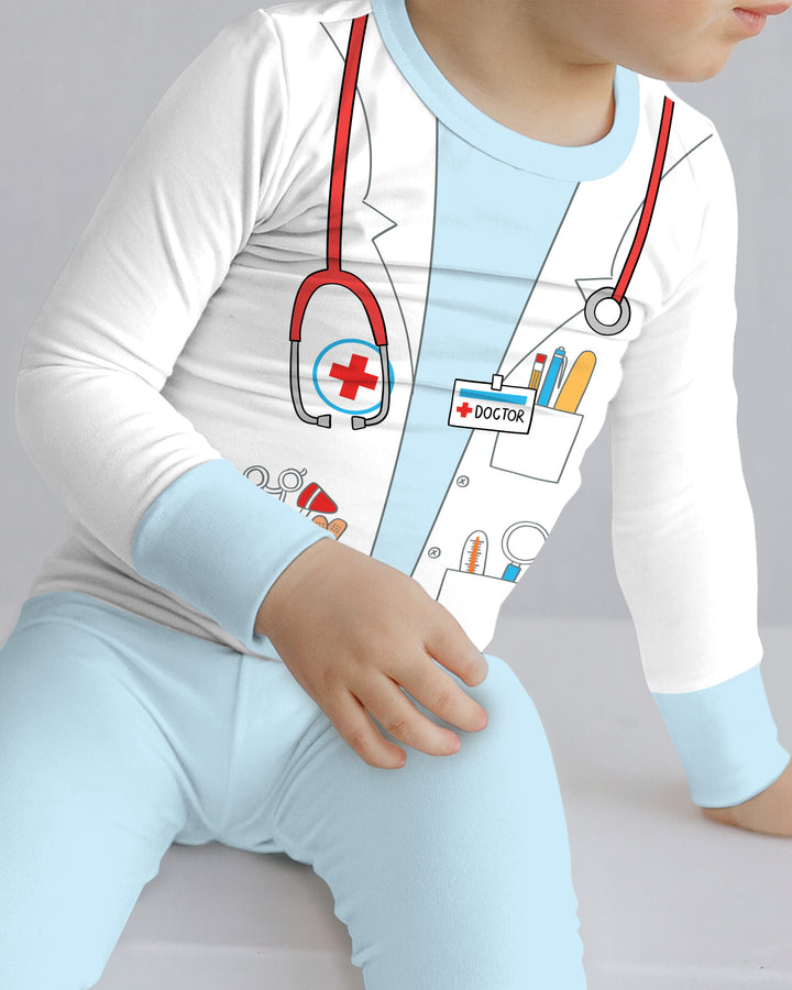 Future Doctor Bamboo Two Piece Long Sleeve Pajama Set