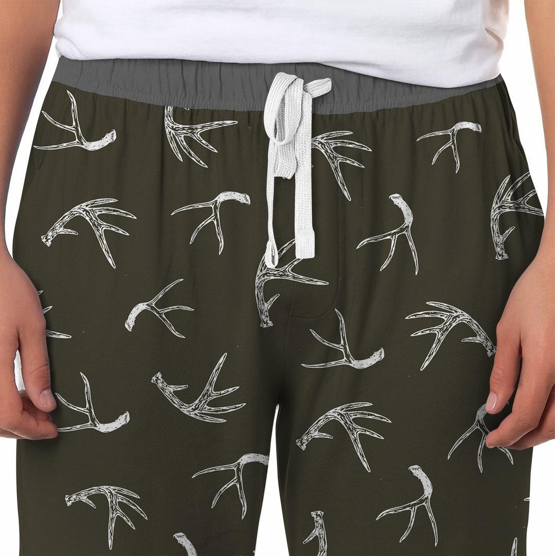 Antlers Minimalism Men's Pajama Set
