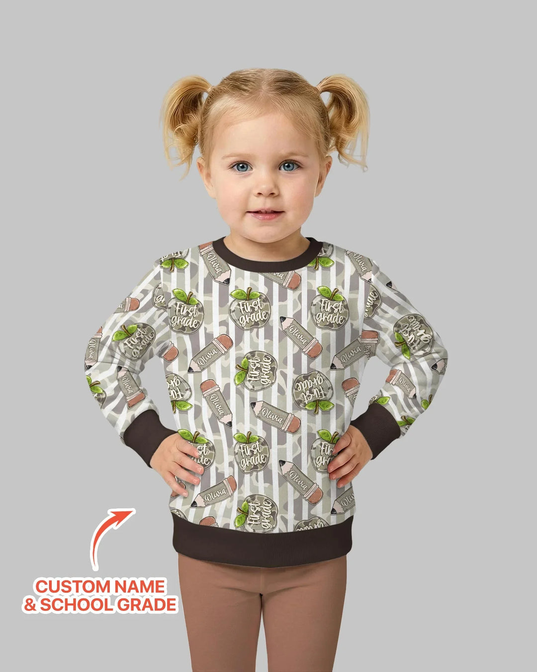 Custom Template Bambus-Rundhals-Sweatshirt