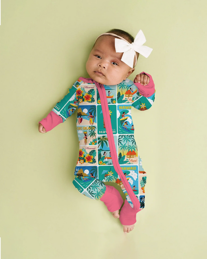 Aloha Postcard Paradise Bamboo Convertible Zippy