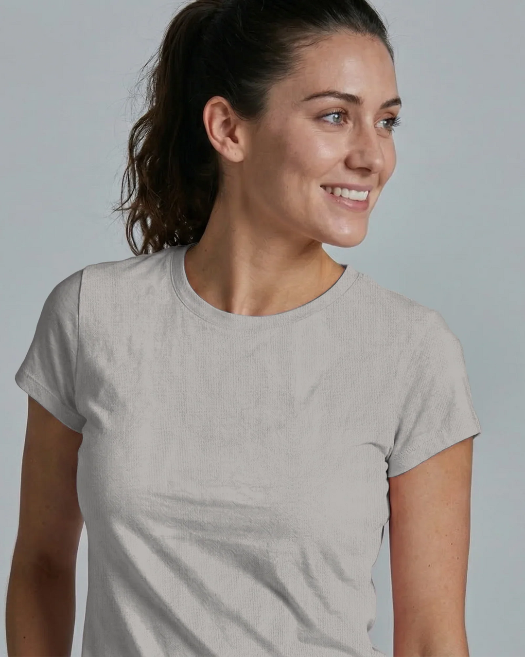 Solid Color Bamboo Women T-Shirt