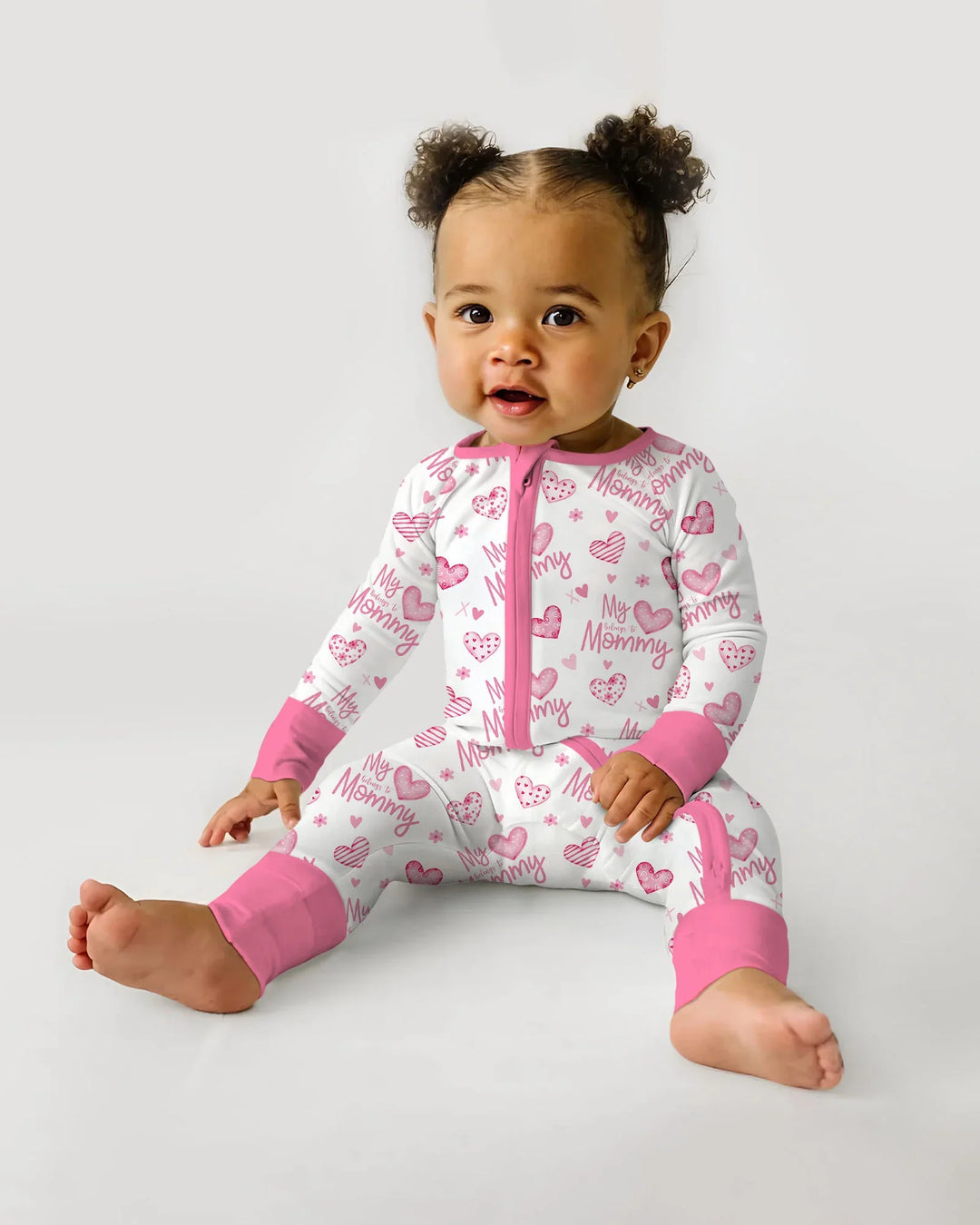 My Heart Belongs To Mommy Bamboo Convertible Zippy