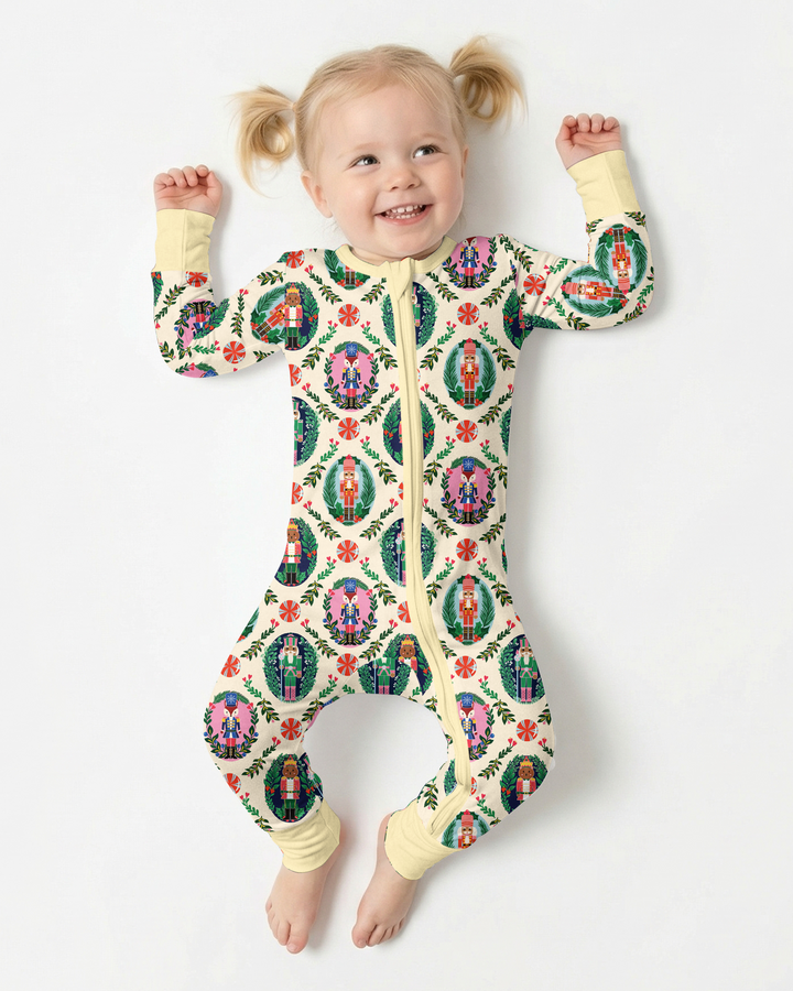 Whimsical Nutcracker Bamboo Convertible Zippy