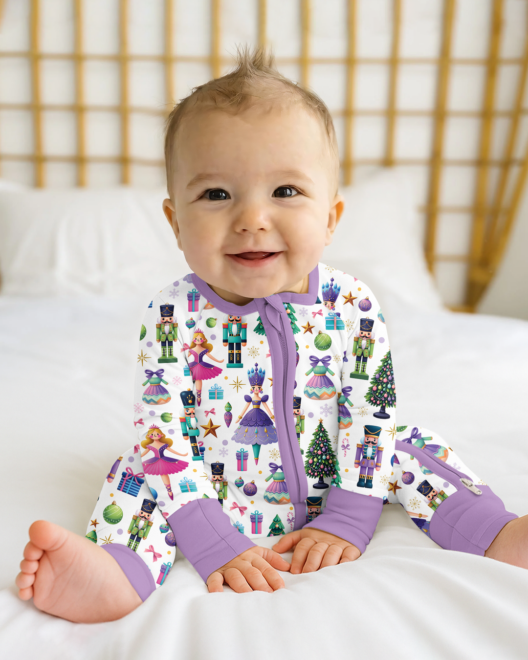 Nutcracker Wonderland Bamboo Convertible Zippy