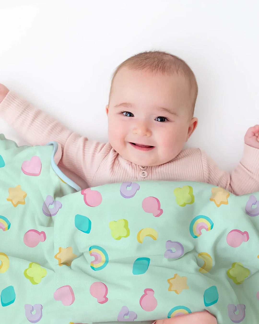 Pastel Lucky Charms Scatter Blanket
