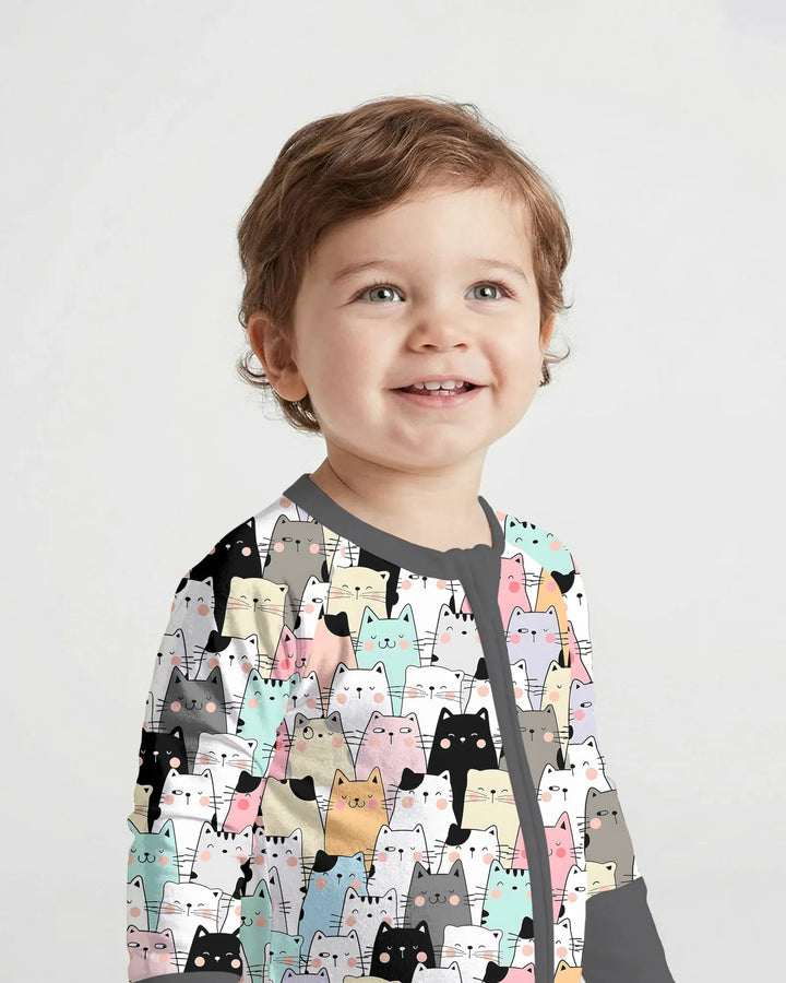 Gerippte Babykleidung mit individuellem Foto - Weich &amp; Skizzenhaft