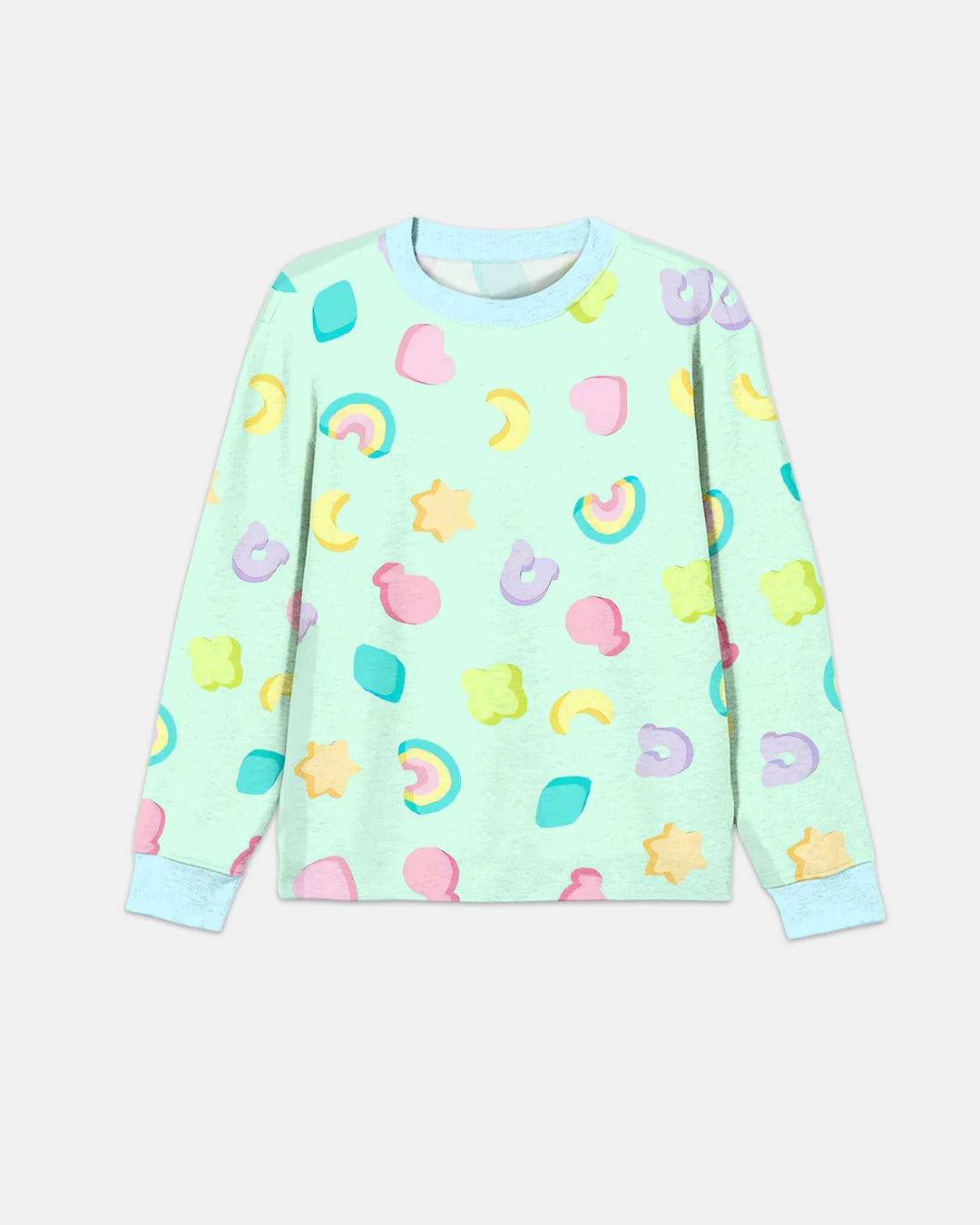 Pastel Lucky Charms Scatter Men's Pajama Set