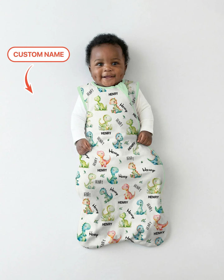 Dinosaur Custom Name Sleep Bag