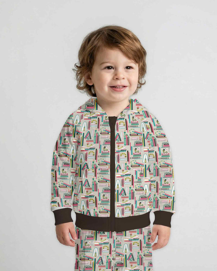 Bookworm Adventures Bamboo Zip Hoodie