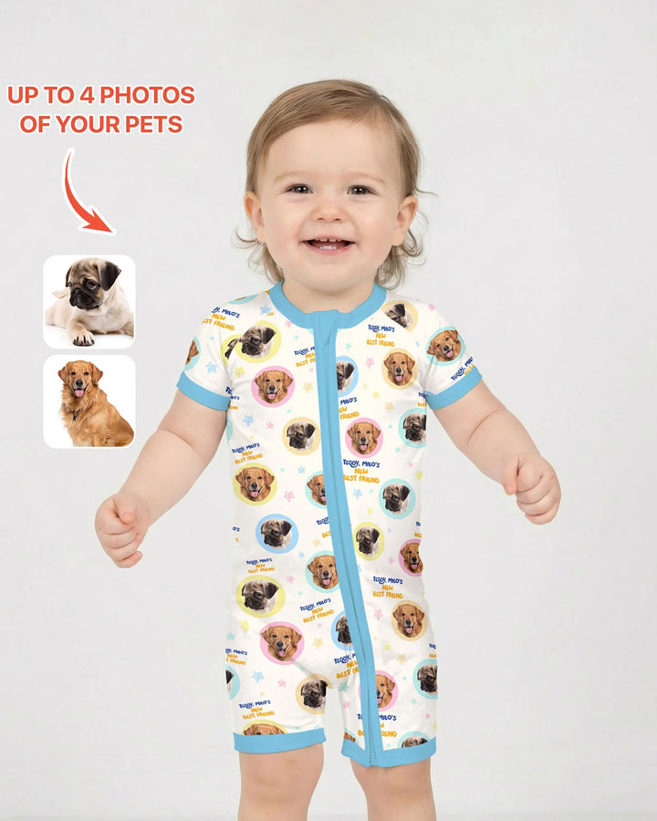New Best Friend Custom Name And Pet Photos Shorty Zippy