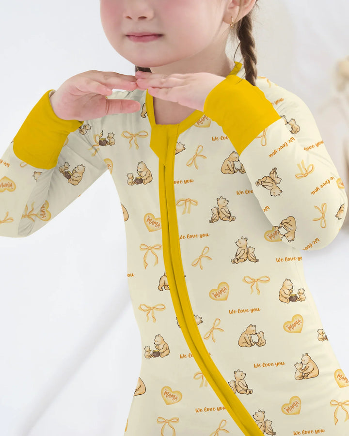 Sweat Yellow Mama Bear Convertible Zippy