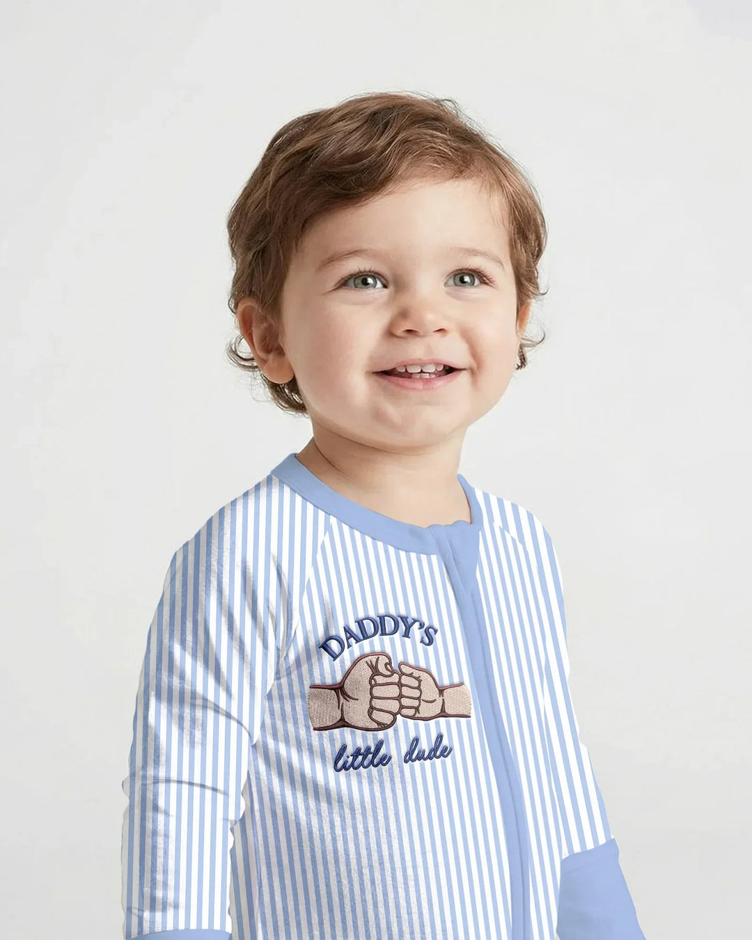 Embroidered Daddy's Little  Bamboo Convertible Zippy