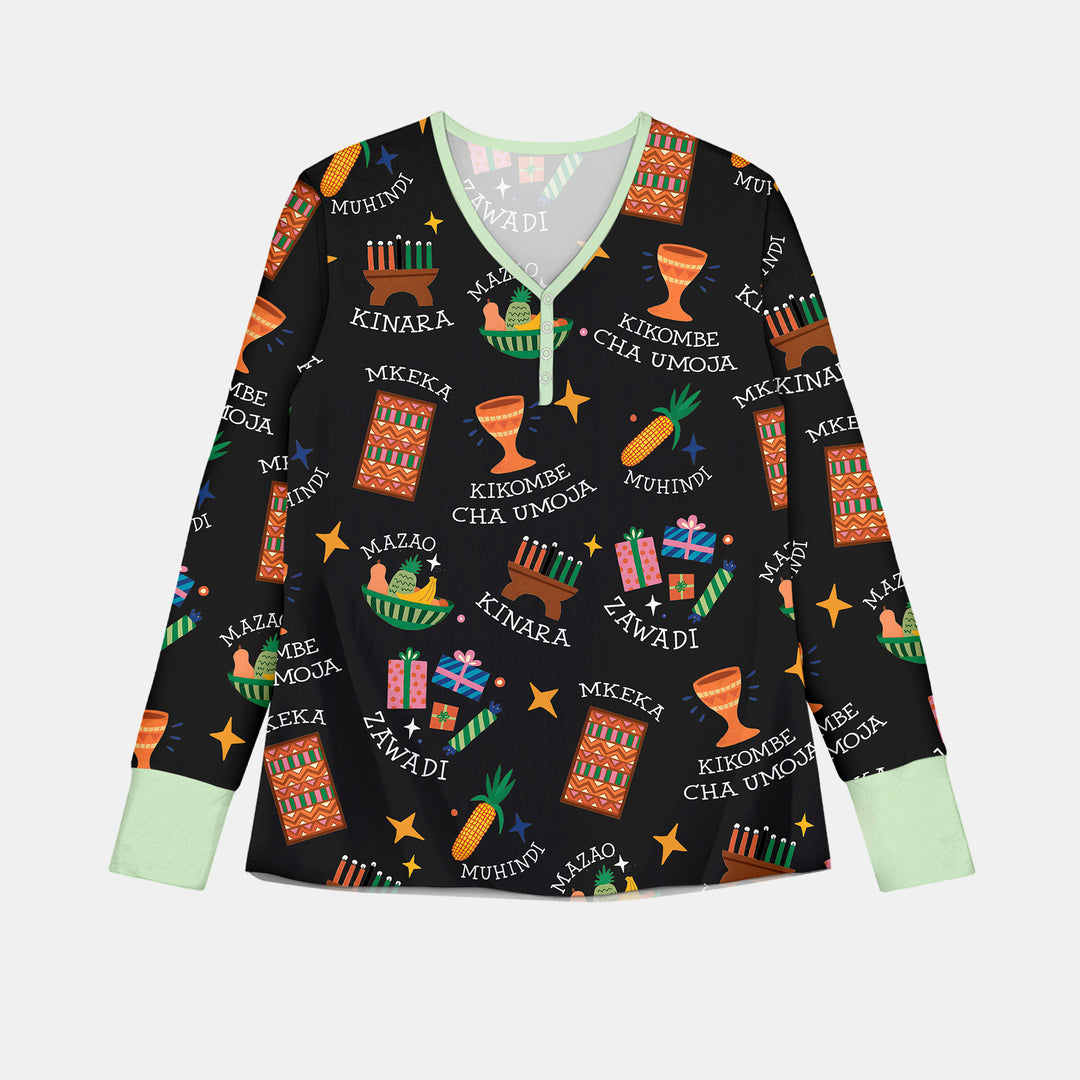 Kwanzaa Spirit Women Pajama Set
