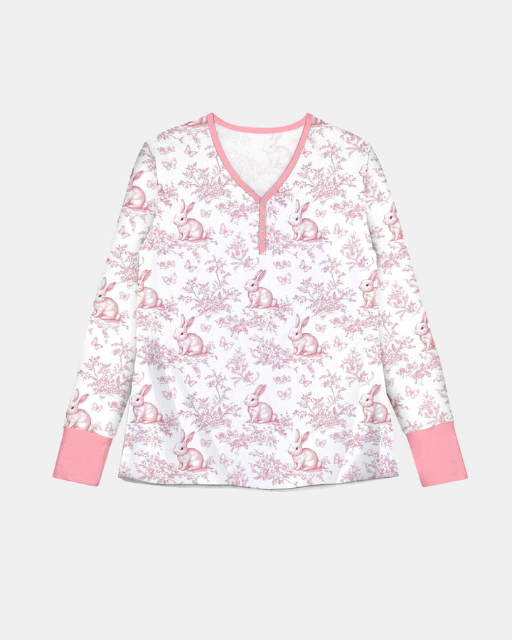 Easter Chinoiserie Toile de Jouy Women Pajama Set