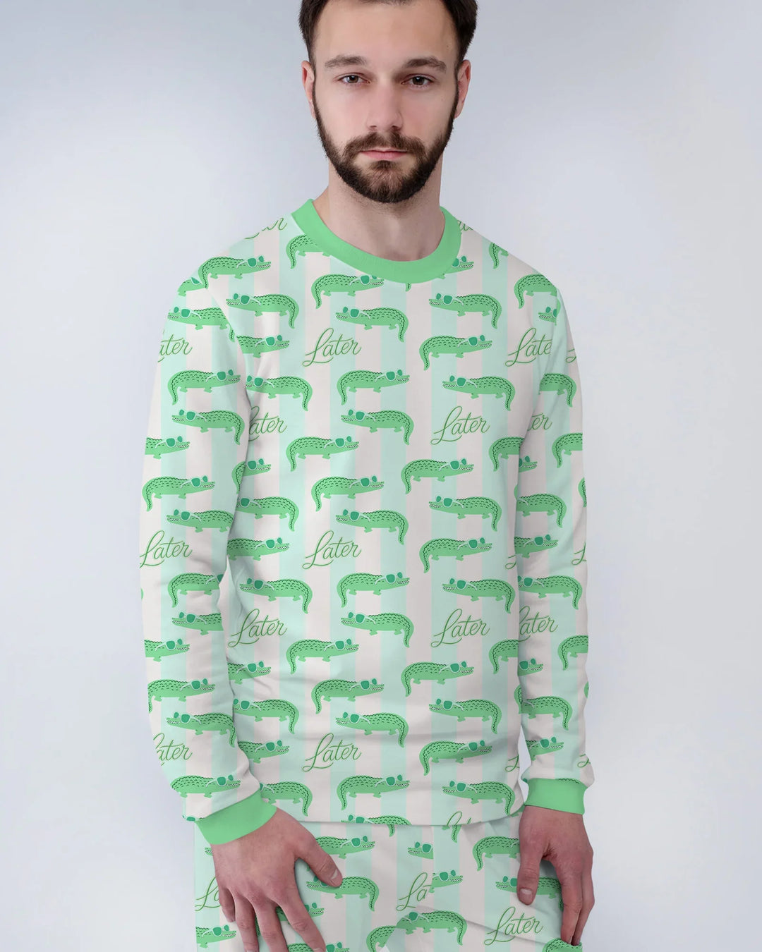Later Gator Men's Pajama Set