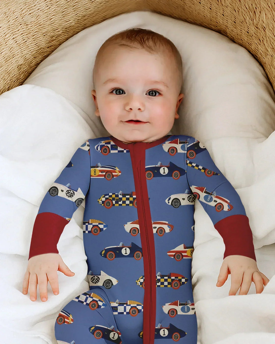 Gerippte Babykleidung mit individuellem Foto - Weich &amp; Skizzenhaft