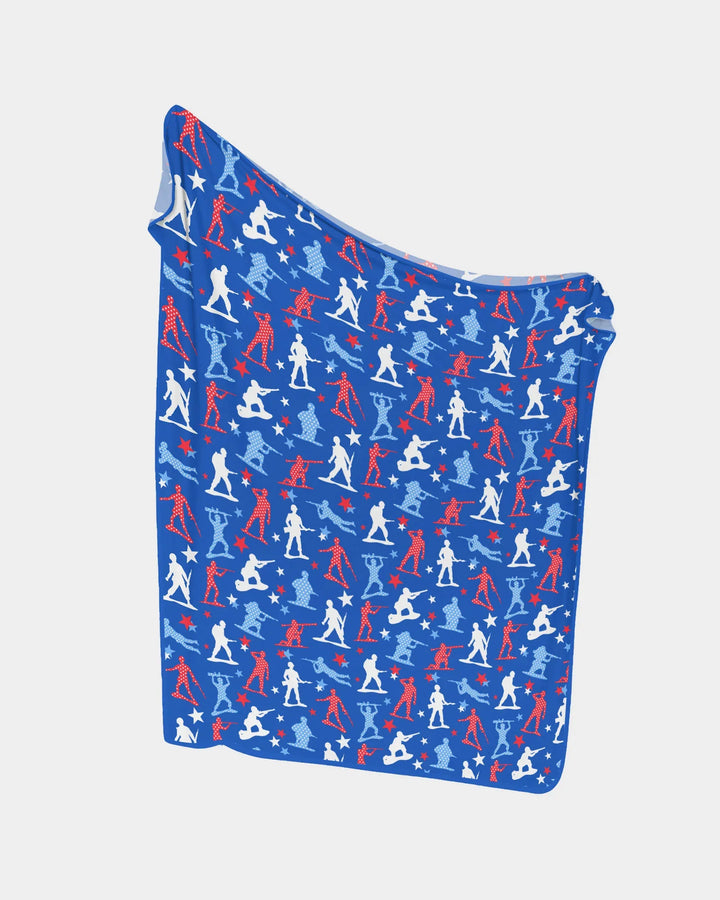 Army Toys 4th of July Bamboo Blanket