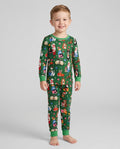 Christmas Paws Bamboo Two Piece Long Sleeve Pajama Set