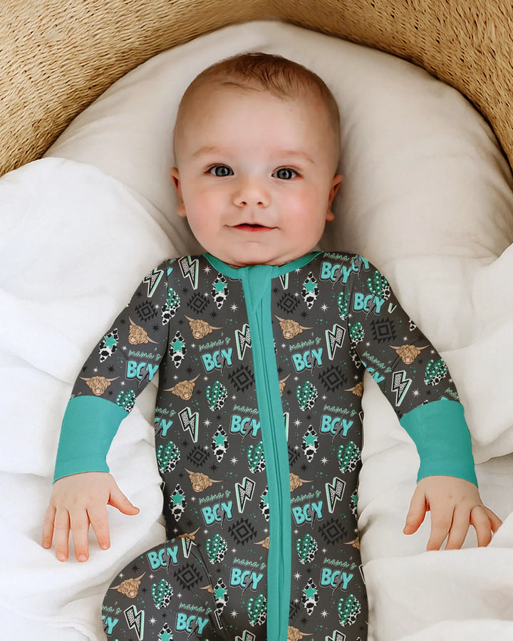Western Mama & Me Matching  Bamboo Convertible Zippy