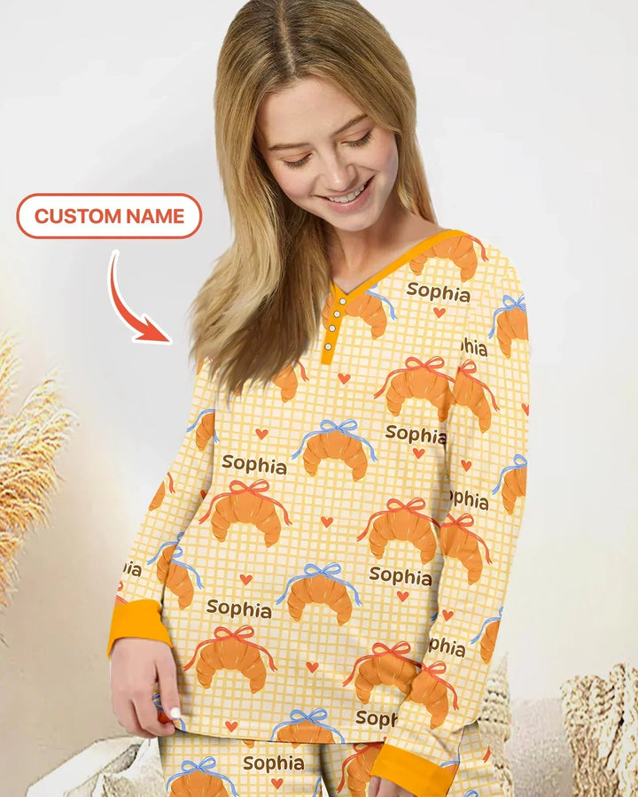 Breakfast Love Family Matching Women Pajama Set