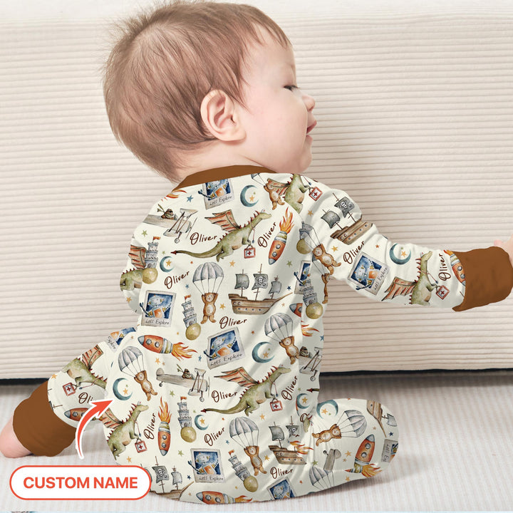 Adventure Dreams Custom Name Convertible Zippy