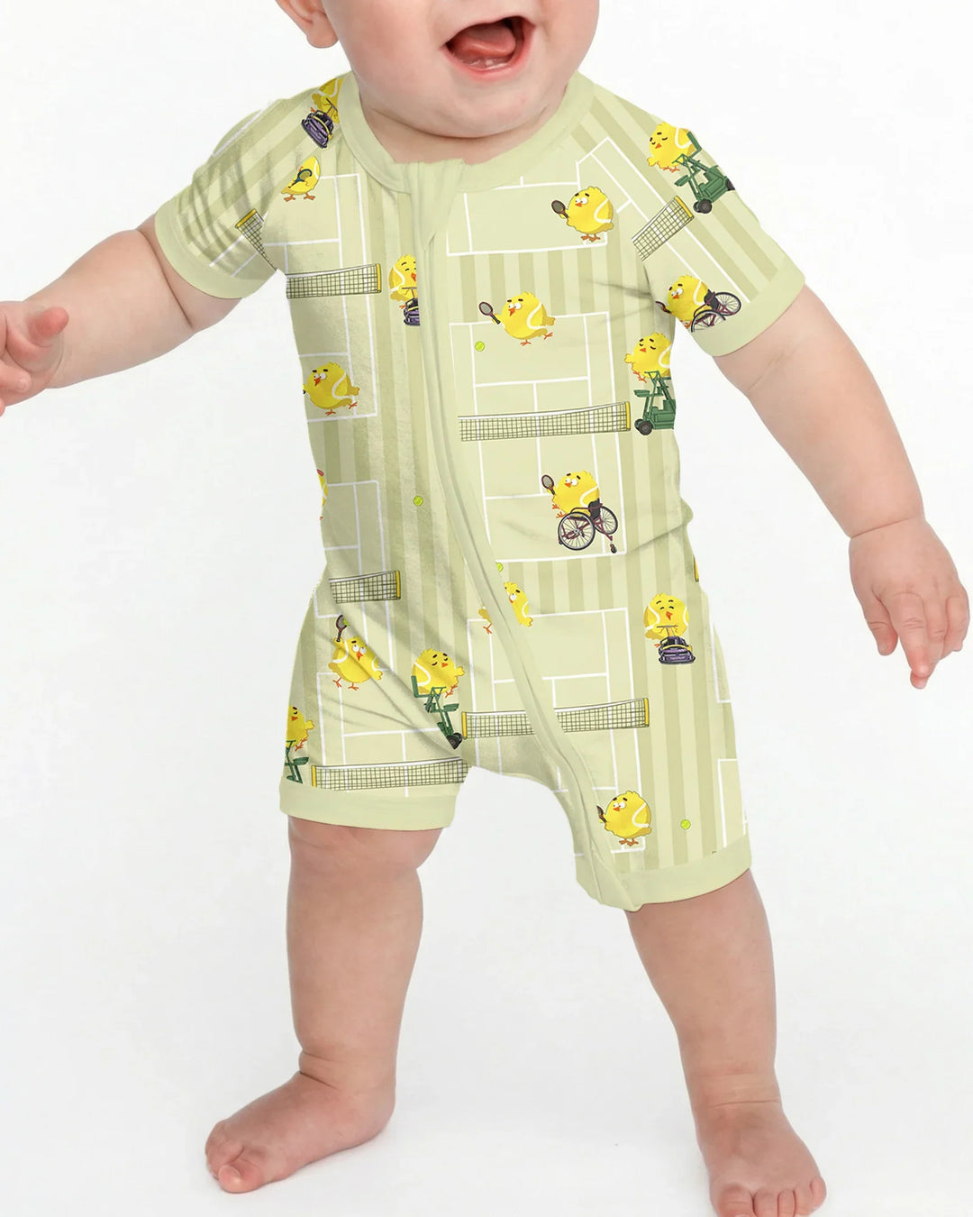 Tennis Bamboo Shorty Zippy