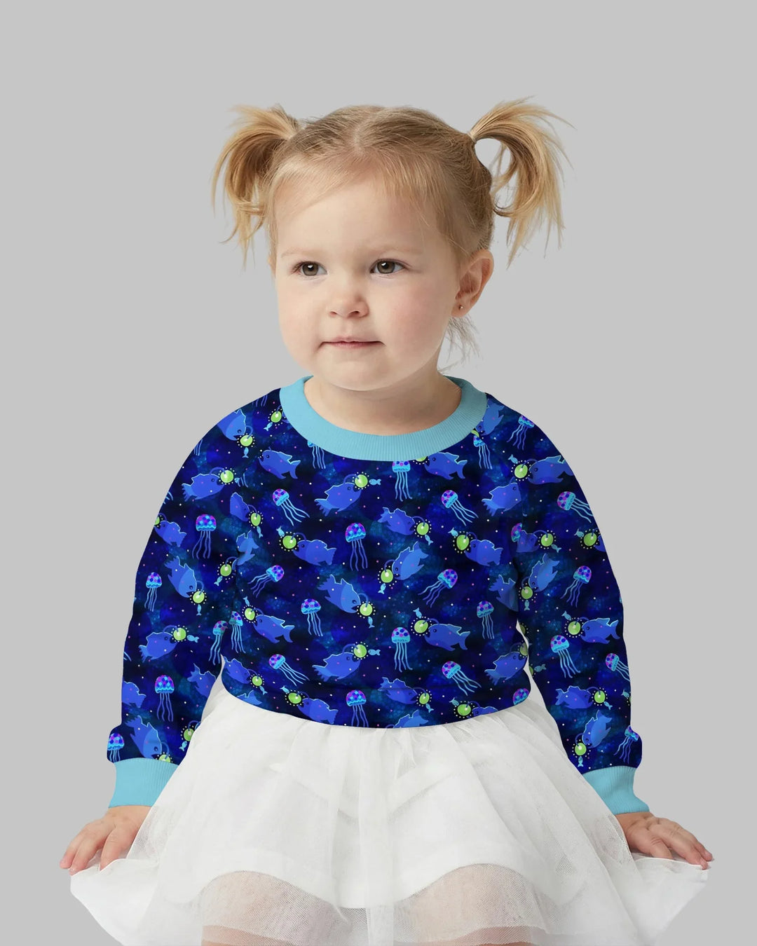 Happy Glow Fish Bamboo Crewneck Sweatshirt