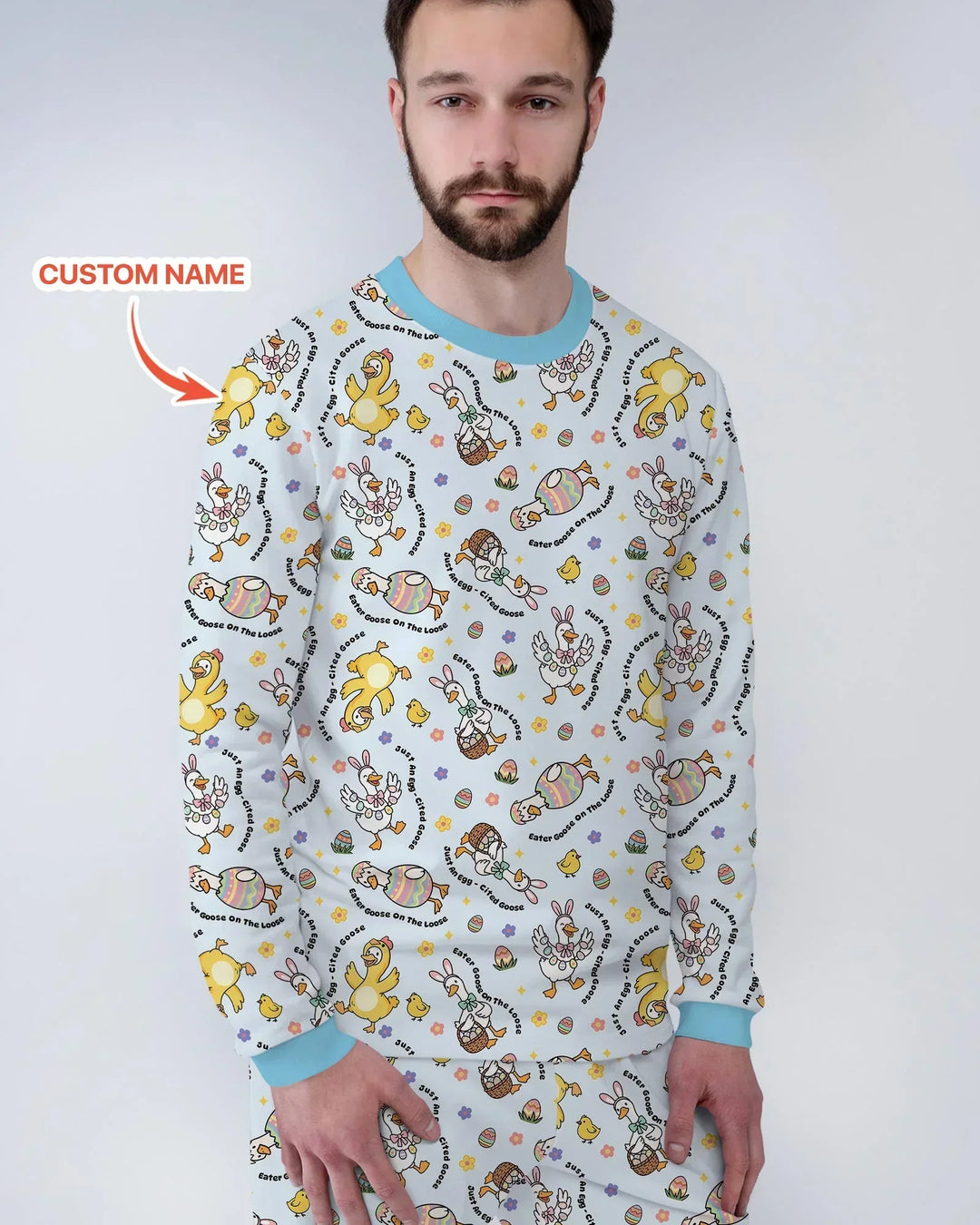 Vorlage Herren-Pyjama-Set