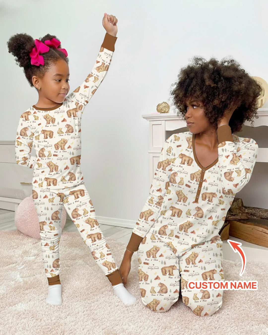 Love You Beary Much Bamboo Women Pajama Set