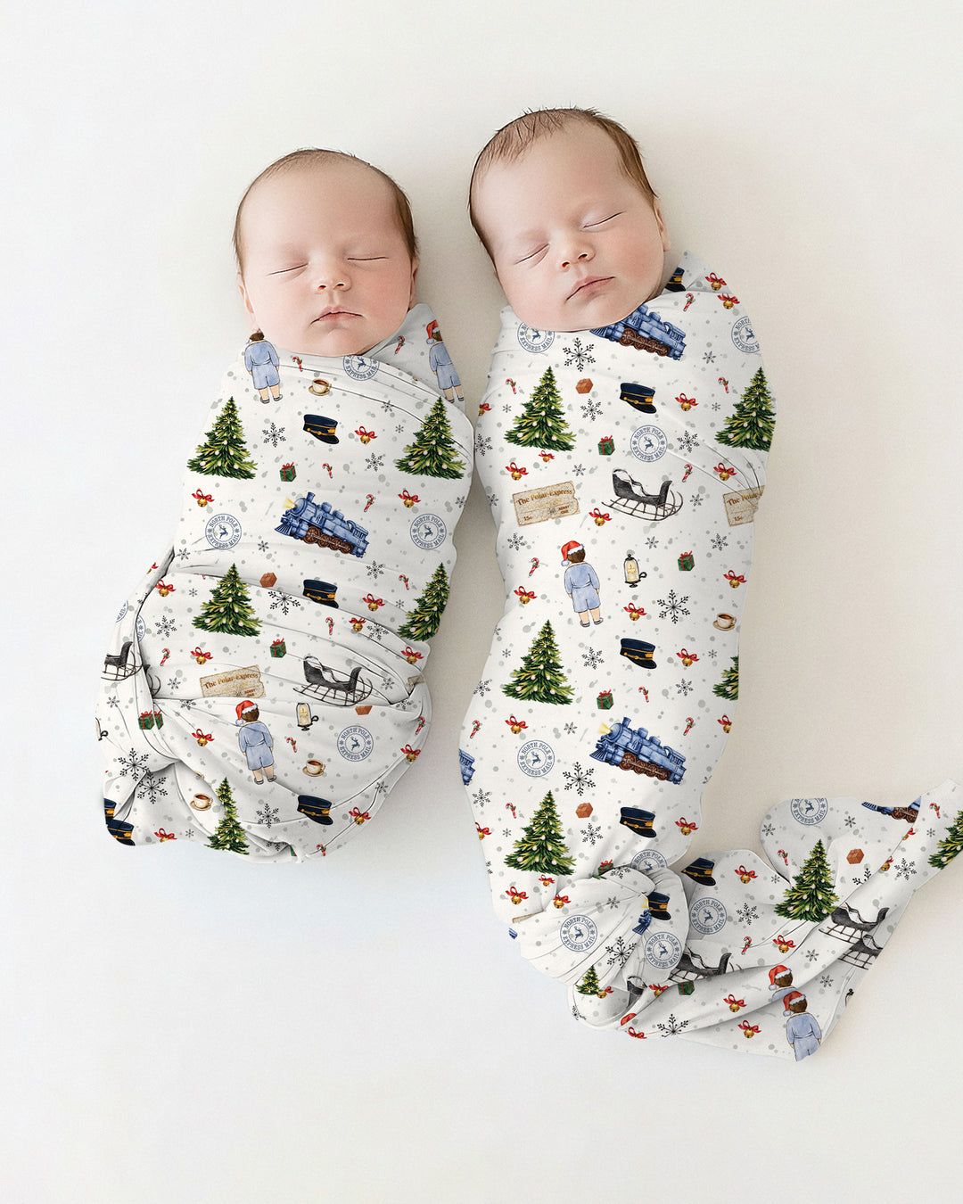 North Pole Adventure Bamboo Swaddle Blanket
