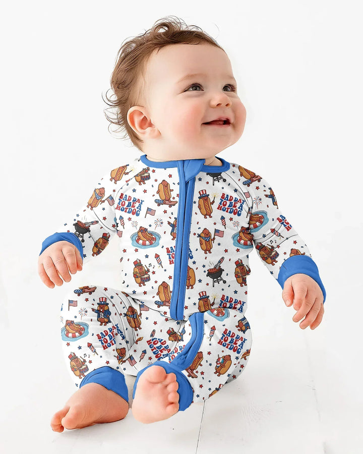 Hot Dog Patriotic Bamboo Convertible Zippy