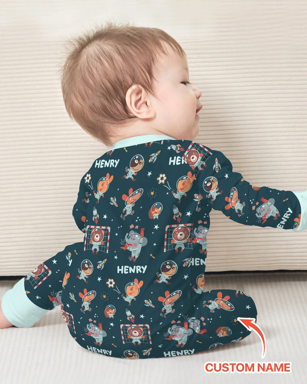 Space Soccer Bamboo Convertible Zippy