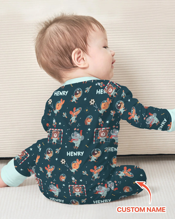 Space Soccer Bamboo Convertible Zippy